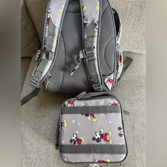 Pottery Barn Kids discontinued Mickey Mouse Backpack and Lunch Bag